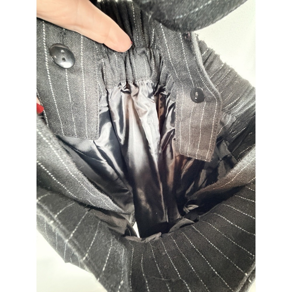 Majestic Legon NWT Pinstripe Suspender Skort Wool Blend Japanese J Fashion - Picture 4 of 9